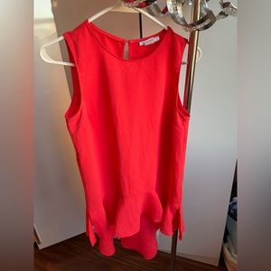 Bar III Red Top, Size S